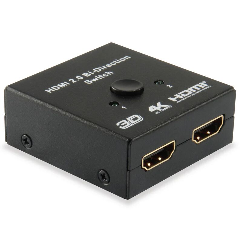 Equip switch 2x hdmi 4k comutador/divisor bidirecional