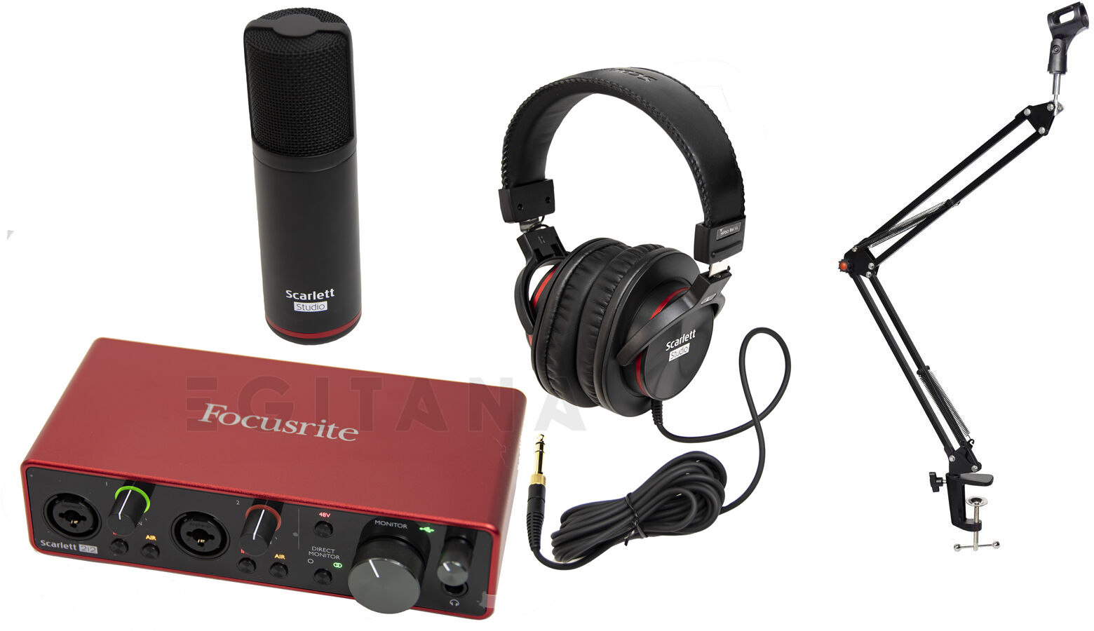 Focusrite Scarlett 2i2 Studio 3rd Gen Bundle Conjunto para estúdio