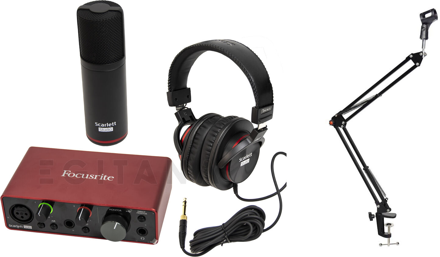 Focusrite Scarlett Solo Studio 3rd Gen Bundle Conjunto para estúdio