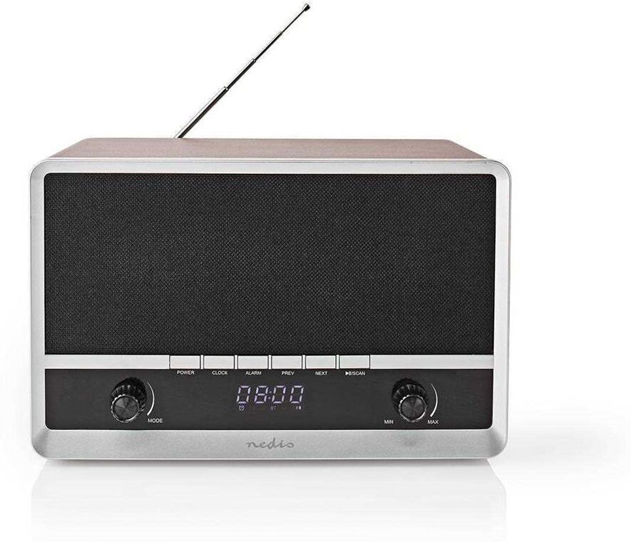 Nedis Rádio Fm 12 W Bluetooth® Função Relógio