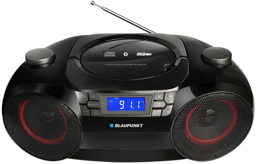 Blaupunkt Rádio Cd/mp3 Bluetooth 12w (preto) - Blaupunkt