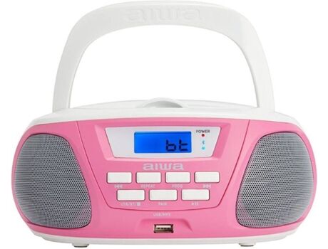 Aiwa Rádio Boombox Bbtu-300Pk (Bluetooth)