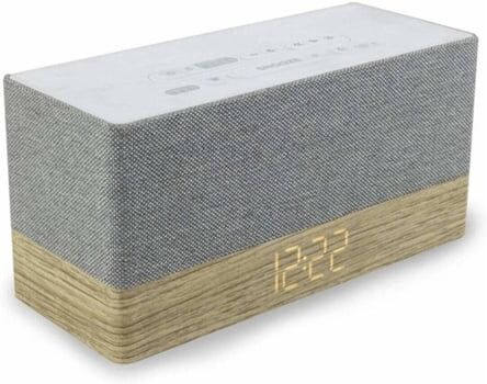 Soundmaster Rádio Despertador UR620 (Cinza - PPL - Função Snooze -Pilhas e Corrente)