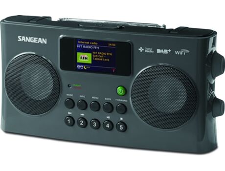 Sangean Rádio WFR-29C (Cinzento - Digital - DAB+ / FM)