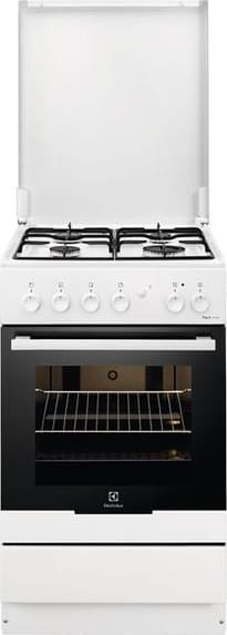 Electrolux Rkk20161ow Cucina A Gas 4 Fuochi Forno Elettrico Con Grill Classe A Larghezza X Profondità 50x50 Cm Colore Bianco - Rkk20161ow