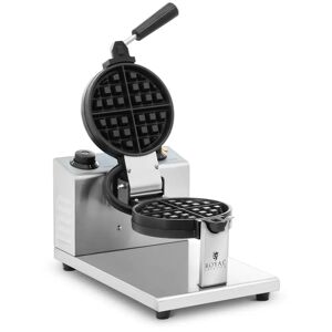 Waffeleisen - rund - 4 kleine Waffeln - 1200 W - Royal Catering RCWM-1200-R1