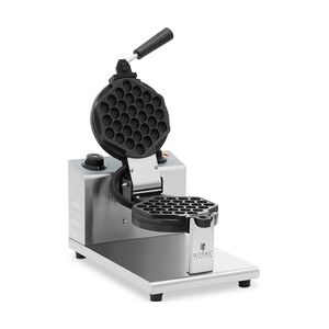 Royal Catering Bubble-Waffeleisen - rund - 1 große Waffel - 1200 W - Royal Catering