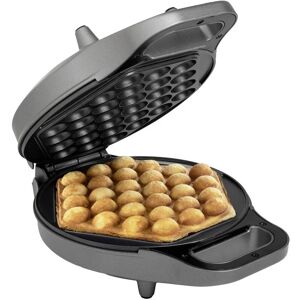 Grau Princess - Bubble Waffeleisen drehbar sechseck Eierwaffeln Ø20cm Egg Waffle Maker 700Watt