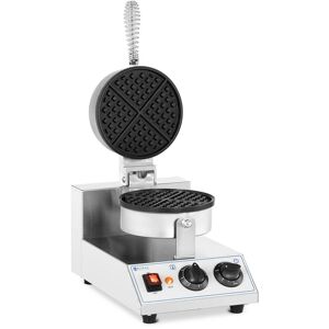 ROYAL CATERING Waffeleisen rund Waffelmaschine Waffelautomat Profi-Waffeleisen 1.300 w