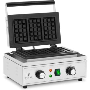 ROYAL CATERING Waffeleisen belgisch Waffelmaschine Waffelautomat 1500 w 50 - 300 °c 0 - 5 min