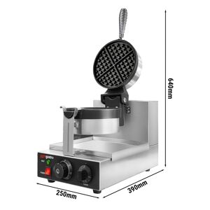 GGM GASTRO - Gaufrier - Individuel - 1,3kW - Forme : Rond - Ø 180mm