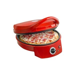 Bestron Four à pizza et grill-viandes 2en1 1800w 27cm rouge apz400
