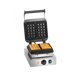 Bartscher Gaufrier inox simple gaufre de Bruxelles (L)160 x (P)100 x (H)32 mm, 2200 W, 220 V - MONO - Publicité