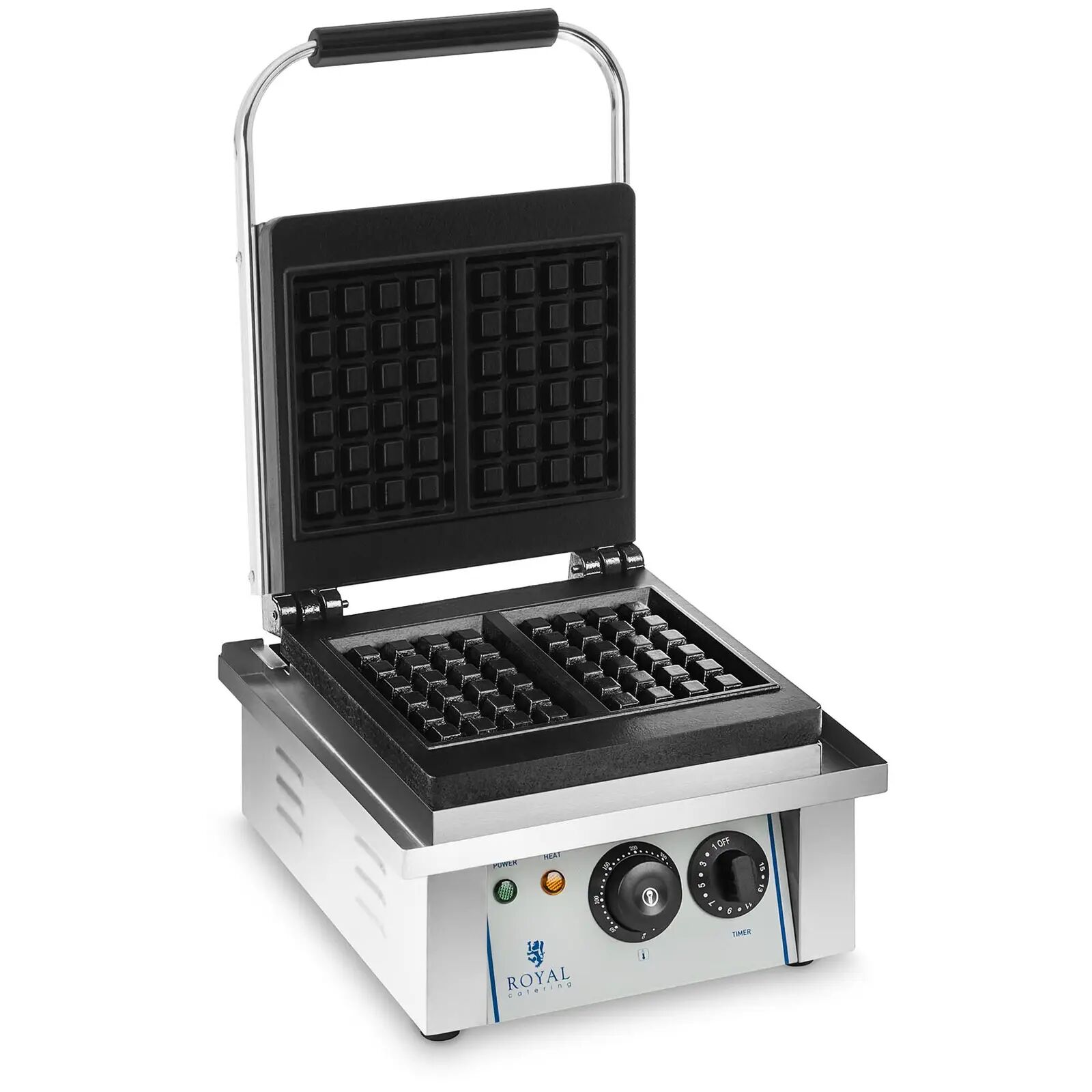 Royal Catering Piastra per waffel - 2.000 Watt - Rettangolare RCWM-2000-E