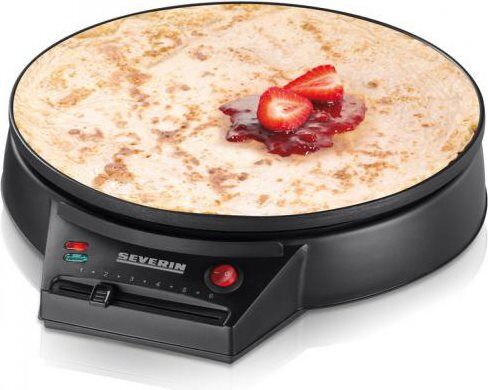 severin cm 2198 macchina per fare le crepes crepiera e piadine elettrica potenza 1000 watt - cm 2198