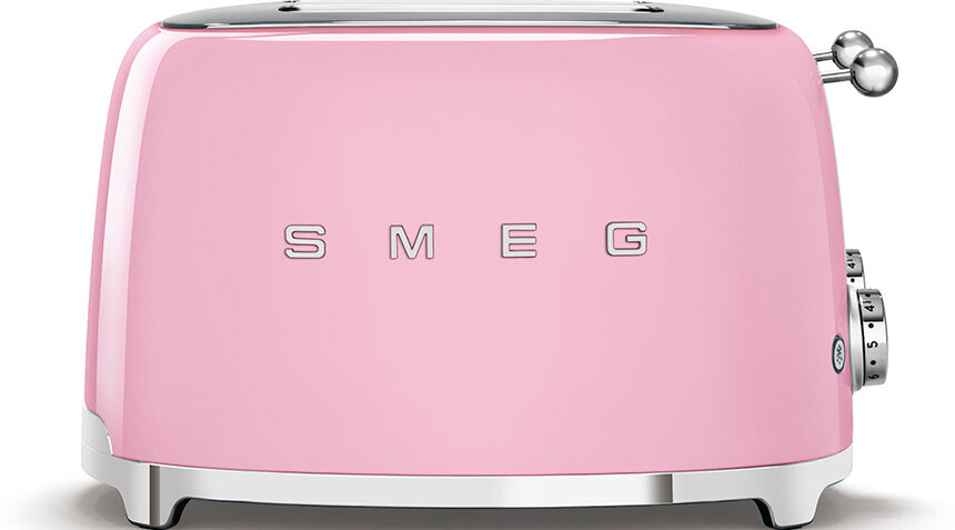 SMEG Broodrooster Roze TSF03PKEU