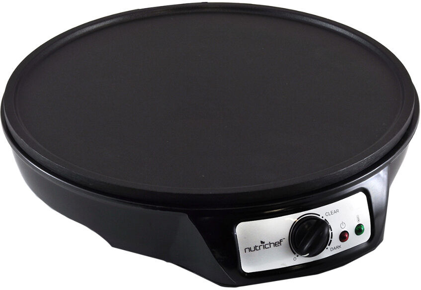 Nutrichef Electric Crepe Maker and Griddle NoColor NoSize