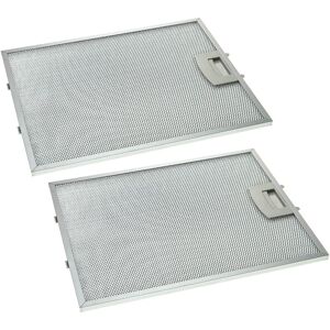 2x Filter Metallfettfilter Dauerfilter kompatibel mit Bosch DKE932A/01, DKE932A/03, DKE932A/04, DKE932A/05, DKE932A/07 Dunstabzugshaube, Metall - Vhbw