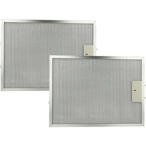 2x Filter Metallfettfilter kompatibel mit aeg du 4361-M 94212274701, du 4361-M 94212274700 Dunstabzugshaube - 38 x 28,3 x 0,9 cm, Metall - Vhbw