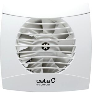 Cata Uc-10 Ventilator Med Hygrostat Til Ø100 Mm I Hvid