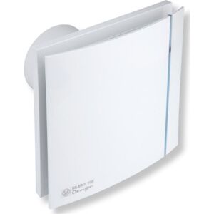 Thermex Silent 100 Design Chrz Ventilator Med Hygrostat & Timer Ø100 Mm, Hvid