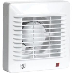 Thermex Edm 100tz Ventilator Med Efterløbstimer Og Kuglelejer Ø100 Mm, Hvid