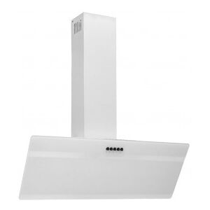 vidaXL Campana Extractora Pared Acero Y Vidrio Templado Blanco 90 Cm