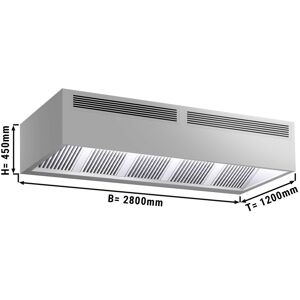 GGM GASTRO - Hotte à induction en caisson - 2,8m - avec filtre & lampe LED