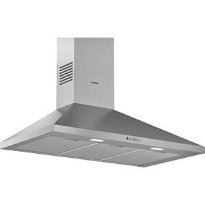 Bosch DWP64BC50 Hotte murale Série 2 encastrable, 1 moteur et 3 vitesses d'aspiration, Eclairage LED, 60 cm, 100 W, Inox - Publicité