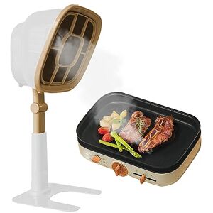 Hotte aspirante portable, mini hotte de bureau, hotte aspirante pour  barbecue 5 W avec hauteur et angle réglables, mini hotte aspirante avec  forte