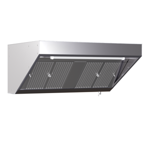 Dynasteel Hotte Snack Profondeur 900 avec Led et Sans Moteur - Longueur 1200