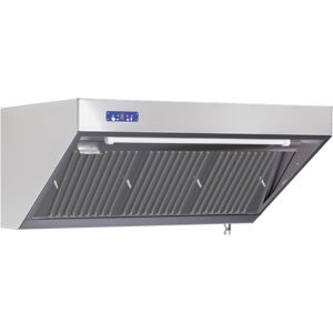 Dynasteel Hotte Snack Complete Profondeur 700 - Longueur 1600 - Avec Moteur, Led et Variateur