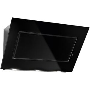 FALMEC hotte murale QUASAR Ref. 124426 QUASARV1421 (Noir 90 cm - Acier Inox / Verre)