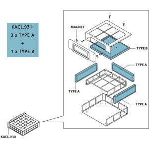 FALMEC filtre combiné CARBON.ZEO pour hotte DOWNDRAFT KACL.931 (Carbon.Zeo - -)