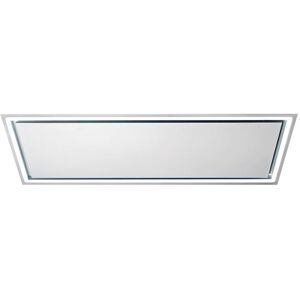 AIRONE hotte au plafond CARMEN BLANC 120 cm avec moteur sous-combles E1300