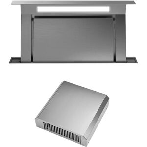 FALMEC hotte plan de travail aspirante DOWNDRAFT avec moteur externe 1000 m3/h INOX 90 cm