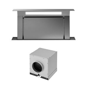 FALMEC hotte plan de travail aspirante DOWNDRAFT 1100 m3/h INOX 90 cm