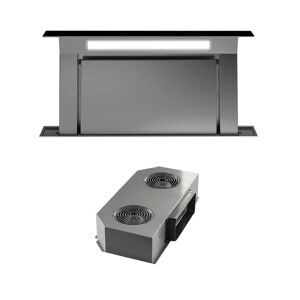 FALMEC hotte plan de travail aspirante DOWNDRAFT moteur SLIM 800 m3/h NOIR 90 cm