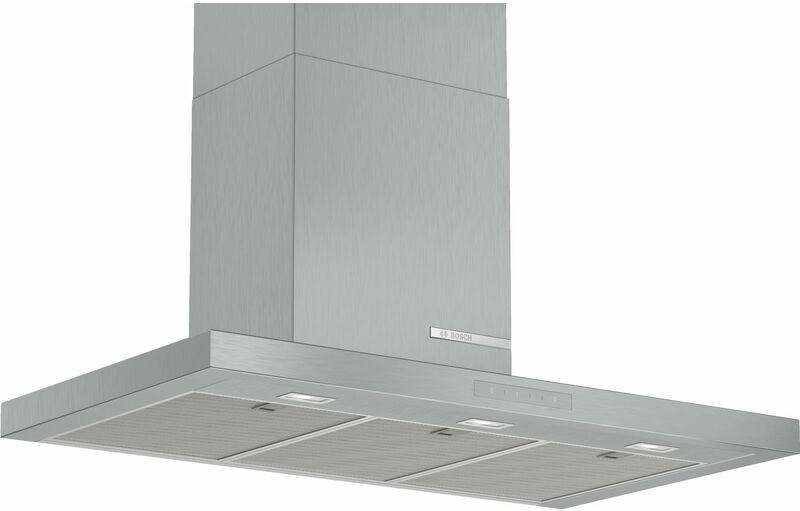 BOSCH hotte décorative murale 90cm 55db 721m3/h inox - dwb97cm50 - bosch