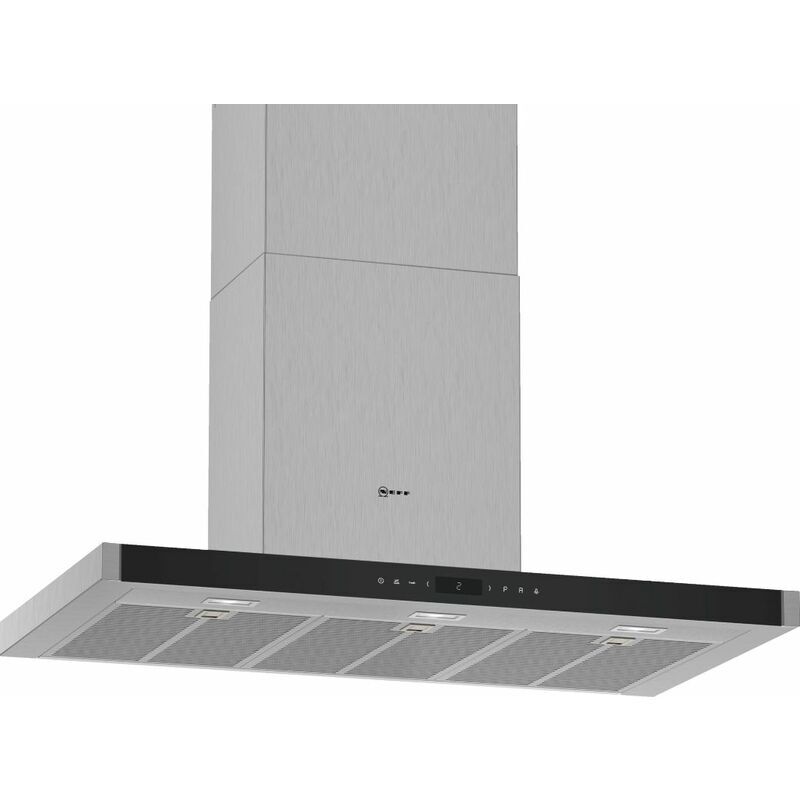 NEFF hotte décorative murale 90cm 69db 843m3/h inox - d96bmu5n0 - Neff