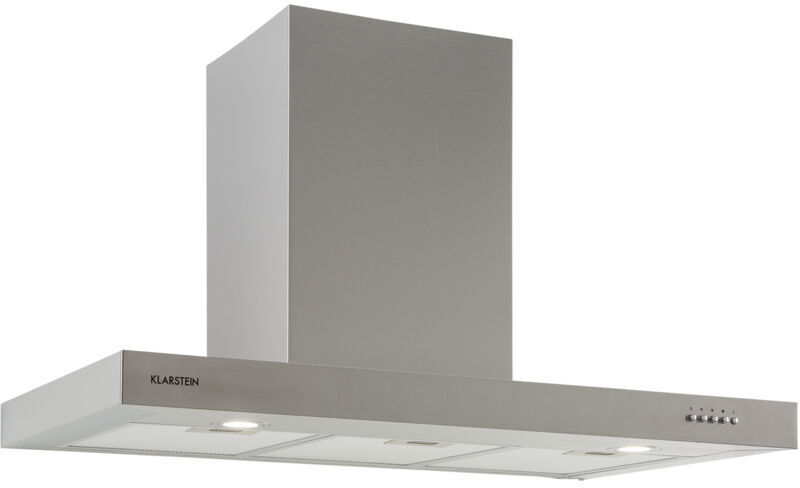 KLARSTEIN Zarah 90 Hotte murale aspirante 90cm 600 m³/h LED classe B - inox - Klarstein