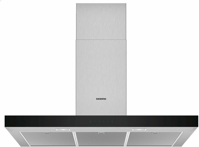 SIEMENS hotte décorative murale 90cm 580m3/h inox - lc96bfm50 - siemens