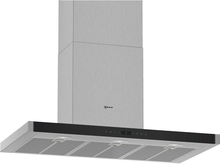 Neff D95BMP5N0B 90cm Box Design Chimney Hood-Stainless Steel