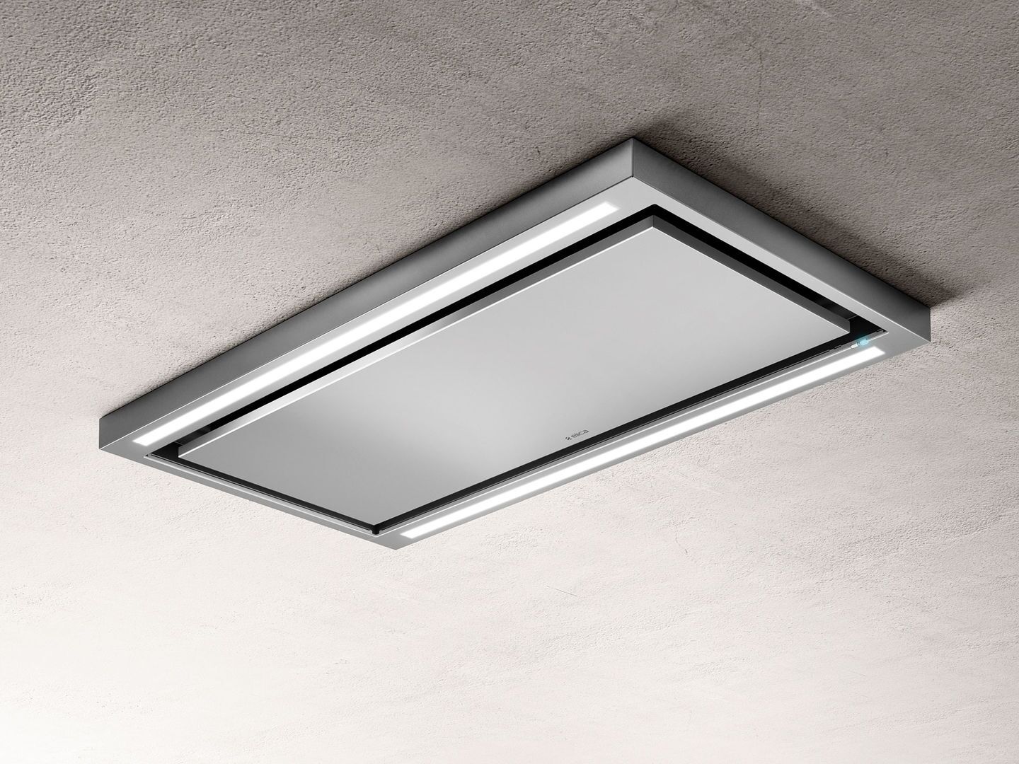 Elica CLOUDSEVENIXF90REC Cloud Seven 90cm Recirculating Ceiling Hood-Stainless Steel