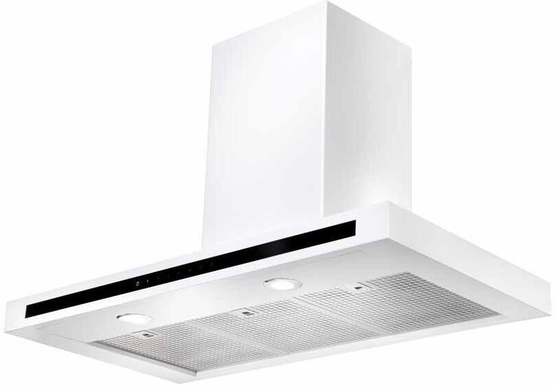 Rangemaster HLTHDS90WH Hi Lite 90cm Flat Chimney Cooker Hood-White