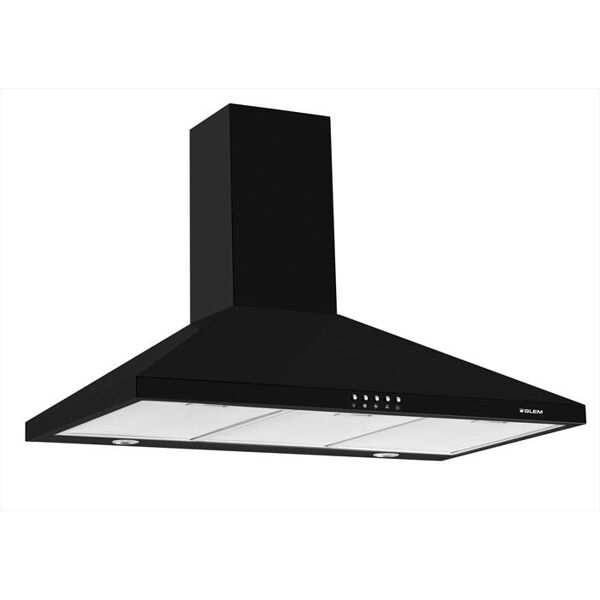 glem gas cappa decorativa a parete ghp945bk-nero