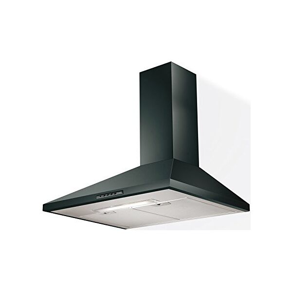 faber 320.0557.544 cappa cucina aspirante a parete larghezza 90 cm colore nero - 320.0557.544 value pb bk a90