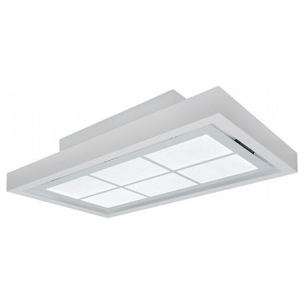 silverline 4262.2 cappa cucina aspirante incasso a soffitto larghezza 120 cm colore inox - 4262.2