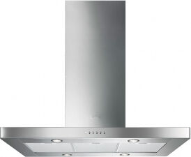 SMEG KI90XE Decoratieve Eilanddampkap 90X70cm B Inox