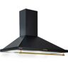 Klarstein Montblanc 90, okap kuchenny, 90 cm, 610 m³/h, 165 W, 2 x 1,5 W, LED, reling